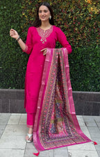 Launching New  Kurti Pent Dupatta Set