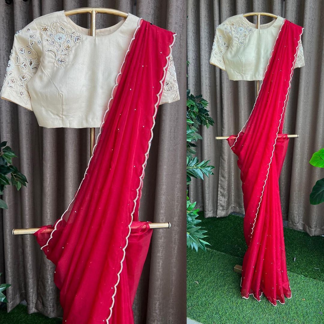 SOFT ORGANZA TEBBY SAREE