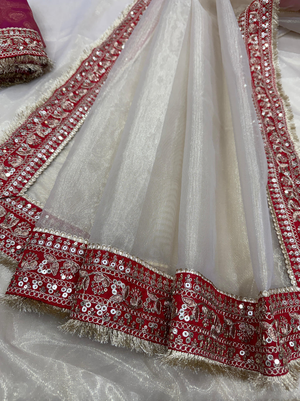 Soft Twil Net Saree