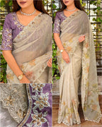 Kashish Glass Organza Saree