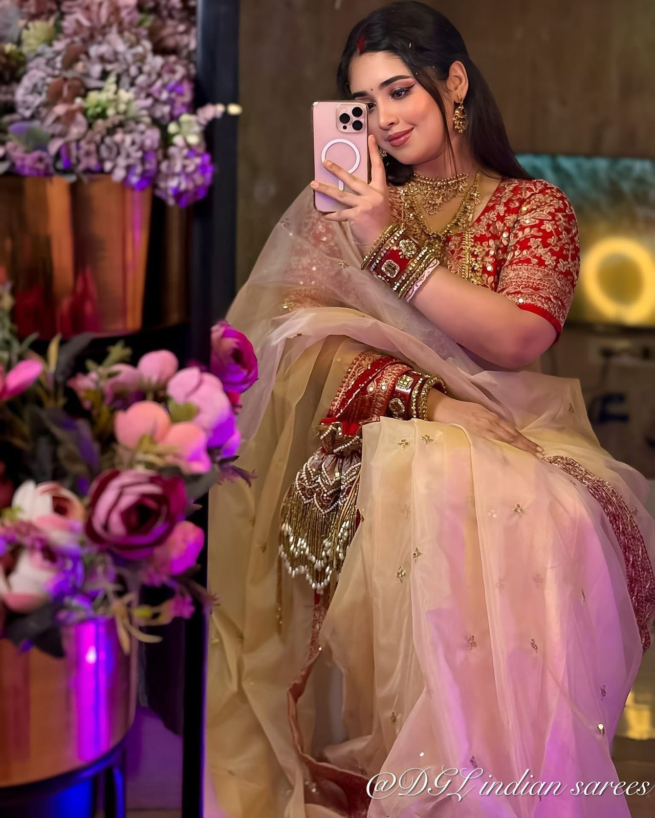 Heavy Soft Organza Wedding Saree