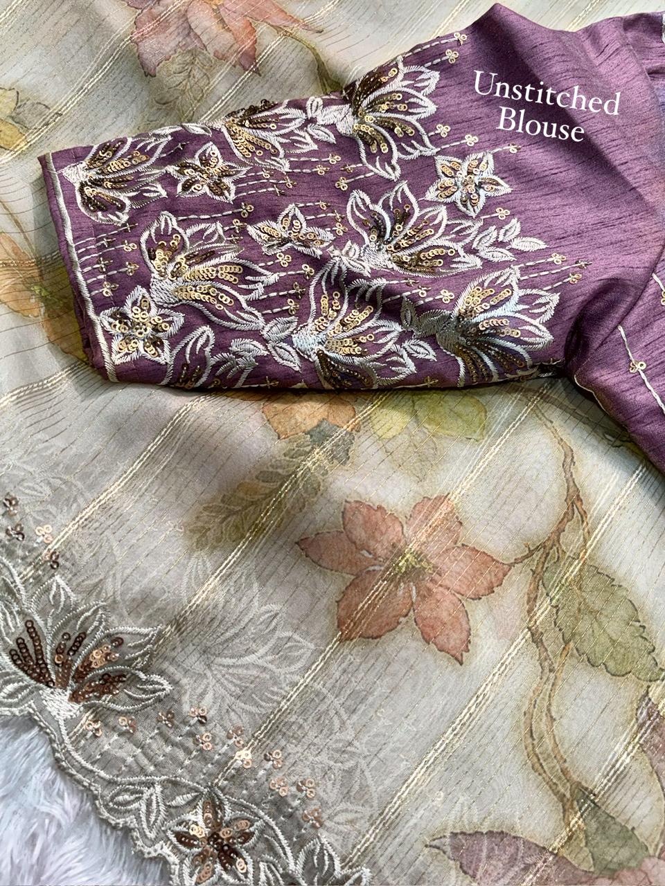 Kashish Glass Organza Saree