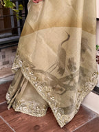 Glass Organza Saree