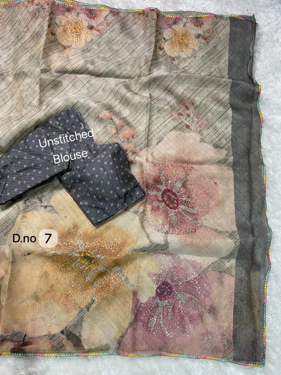 Digital Printed Pure Tissue Organza