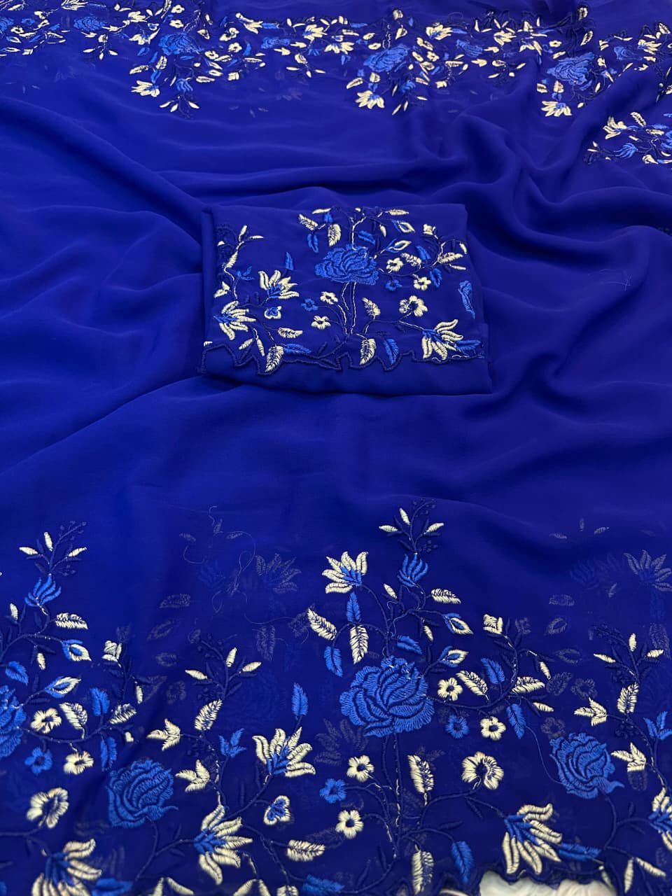 Pure Georgette Saree