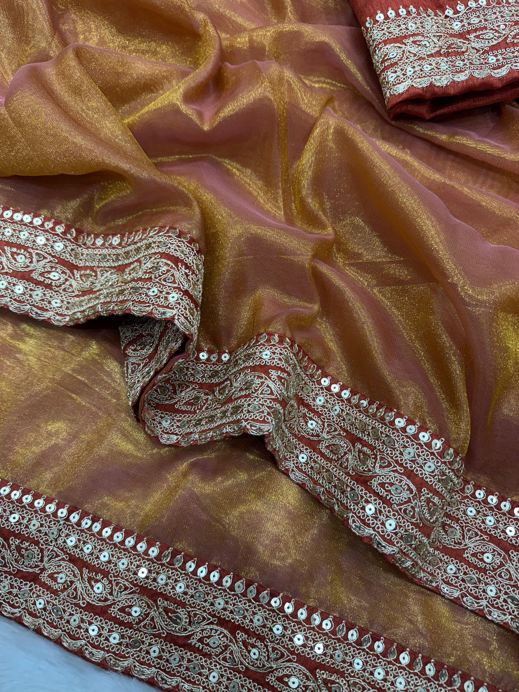 Soft Nc Twill Sequence Saree