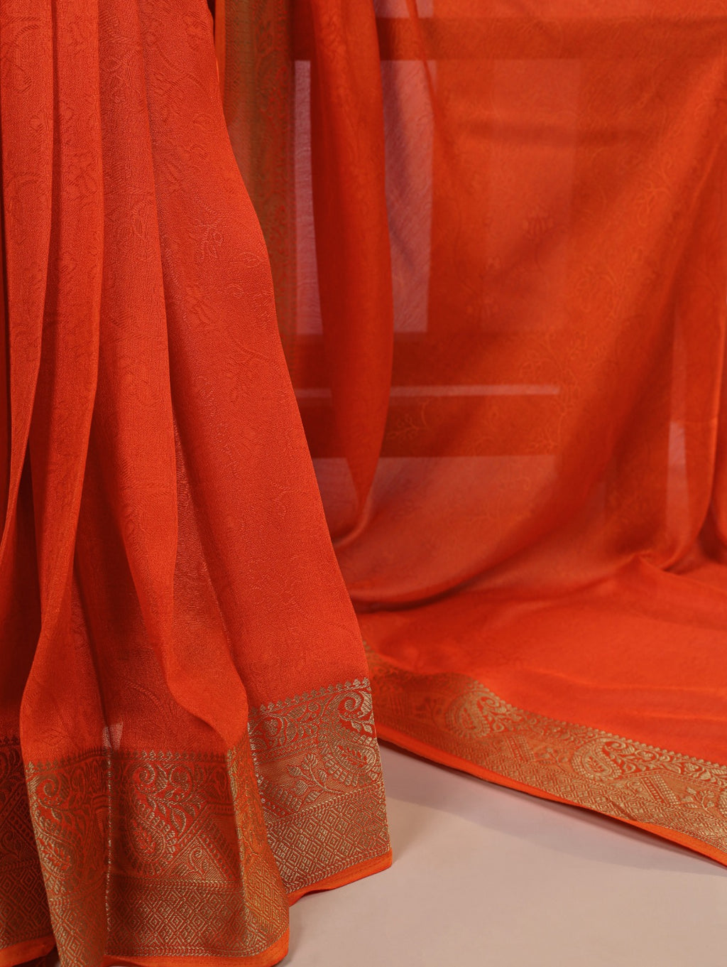 Marsh Mello saree is designed