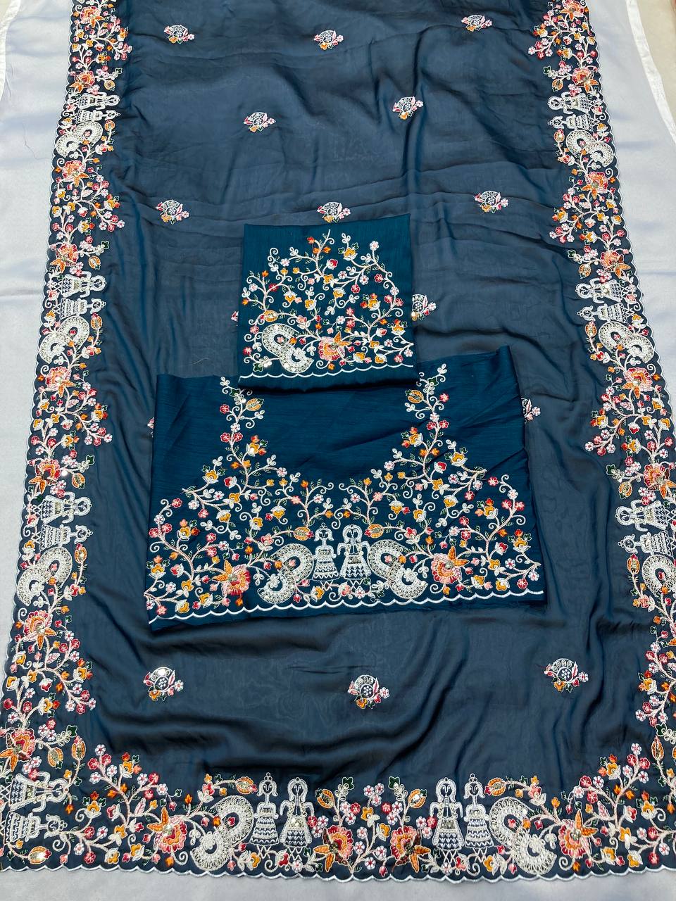SOFT RANGOLI SILK SAREE