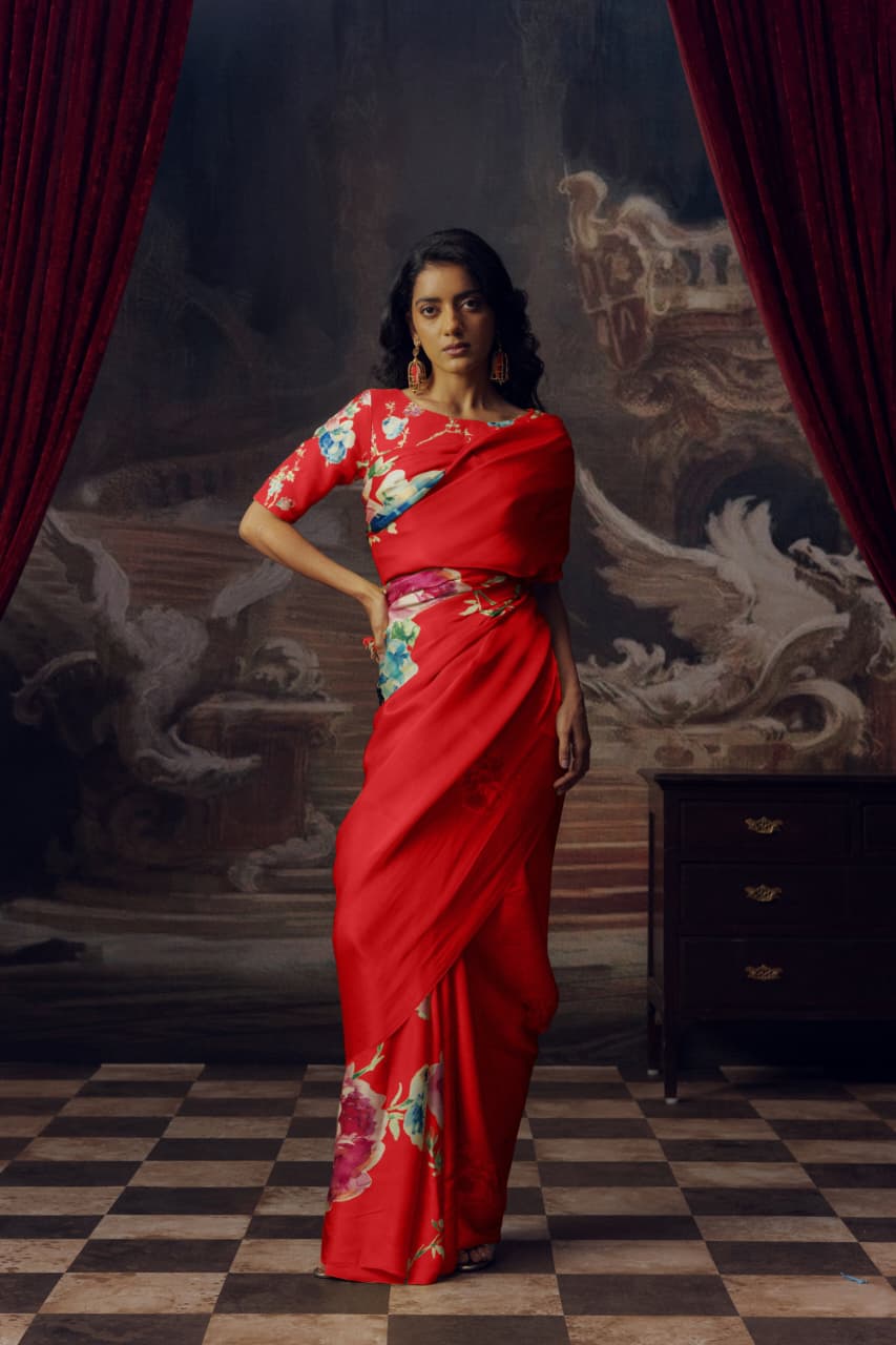 ORIGINAL JAPAN PRINT SAREE