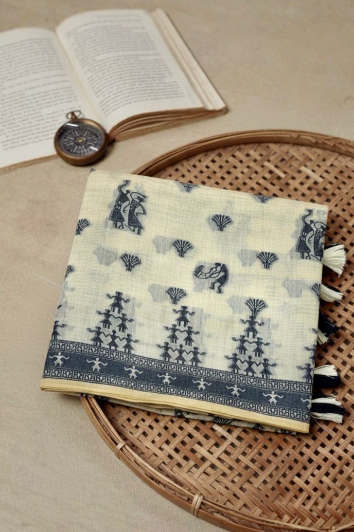 Malavika Khadi Cotton Saree