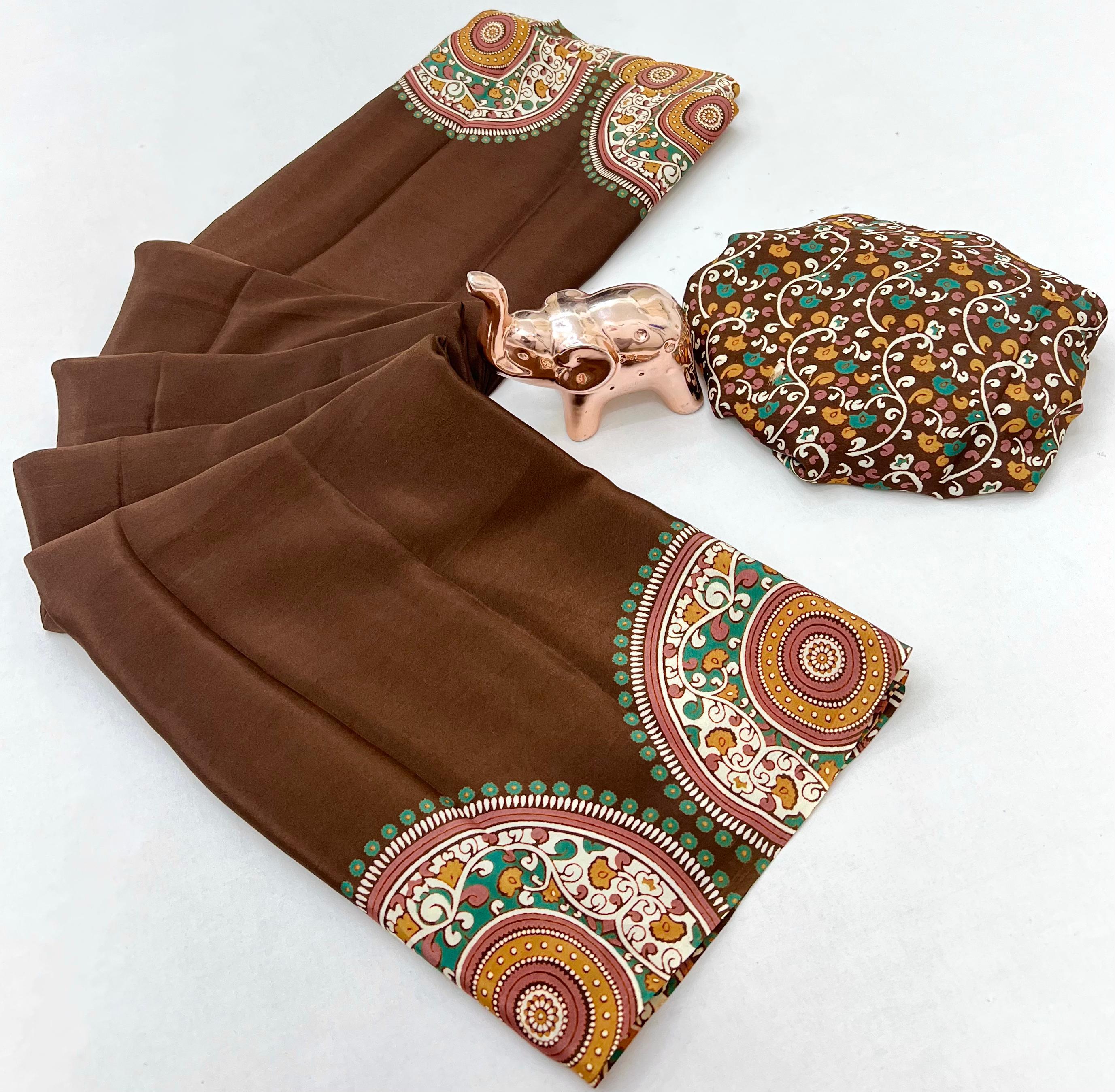 PURE SATIN SILK SAREE