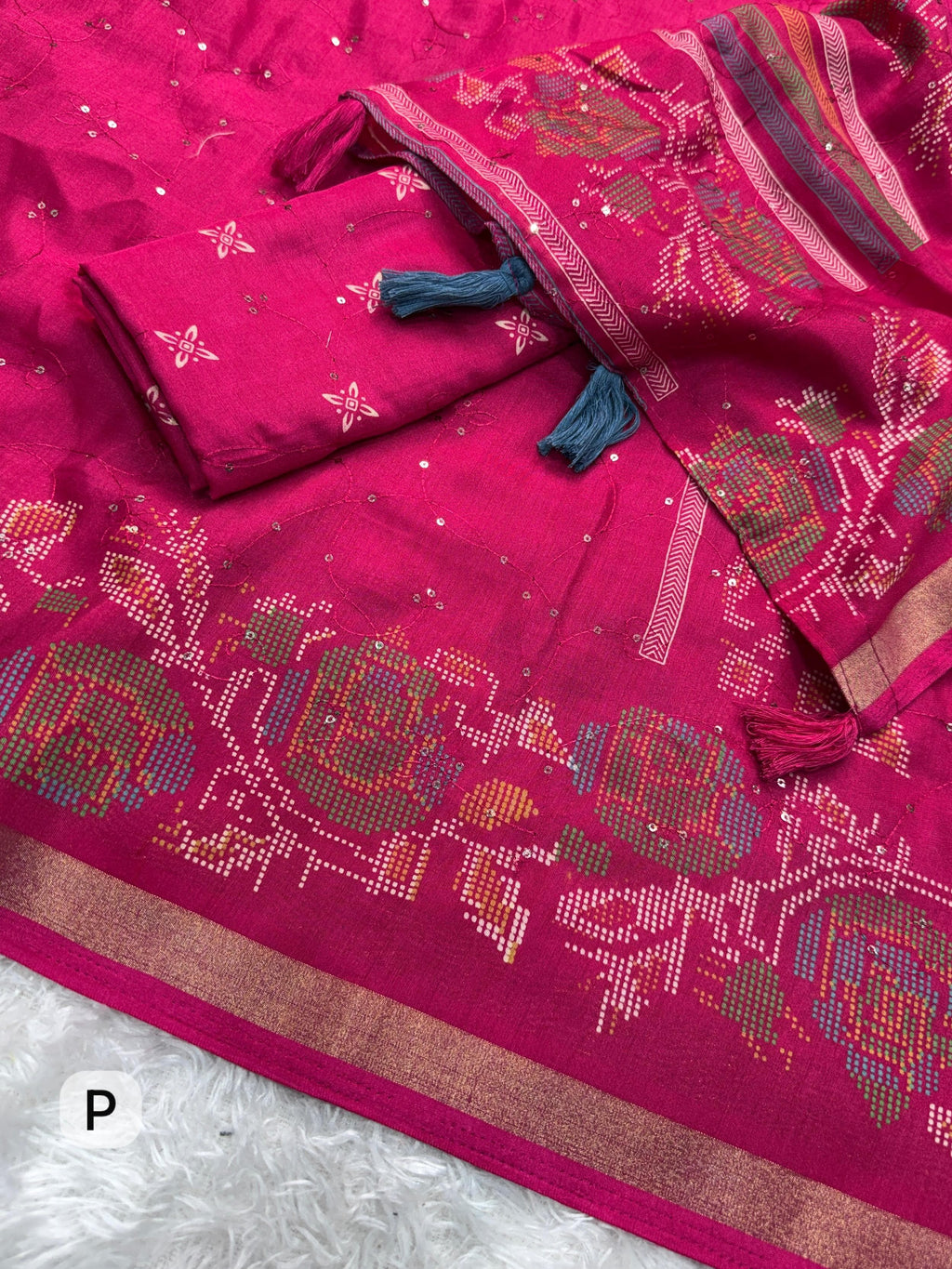 Daftari Mul Cotton Saree
