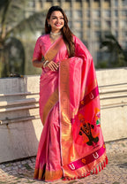 FLORAL MOTIFS PAITHANI SAREE