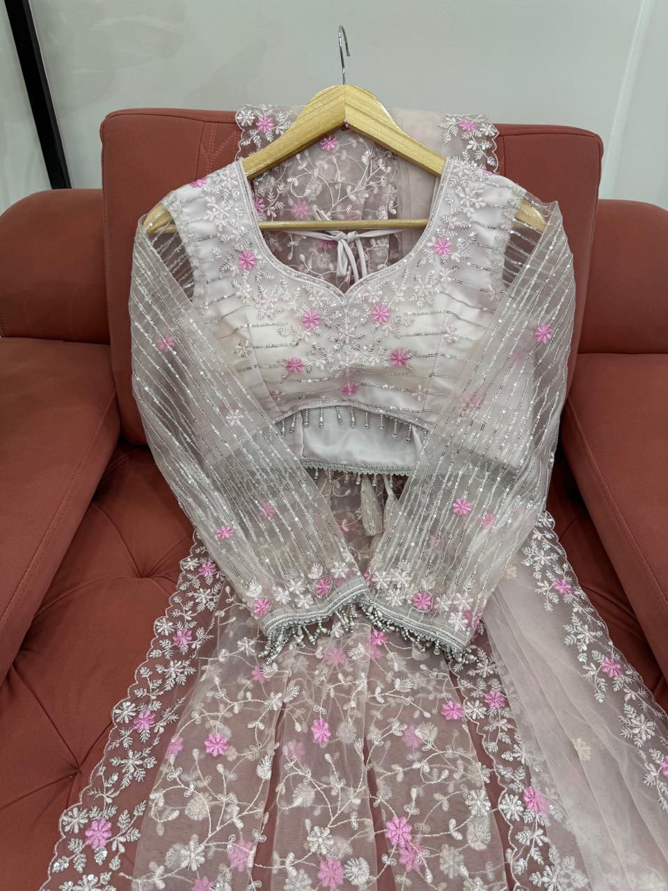 Soft Net Wedding Wardrobe Saree