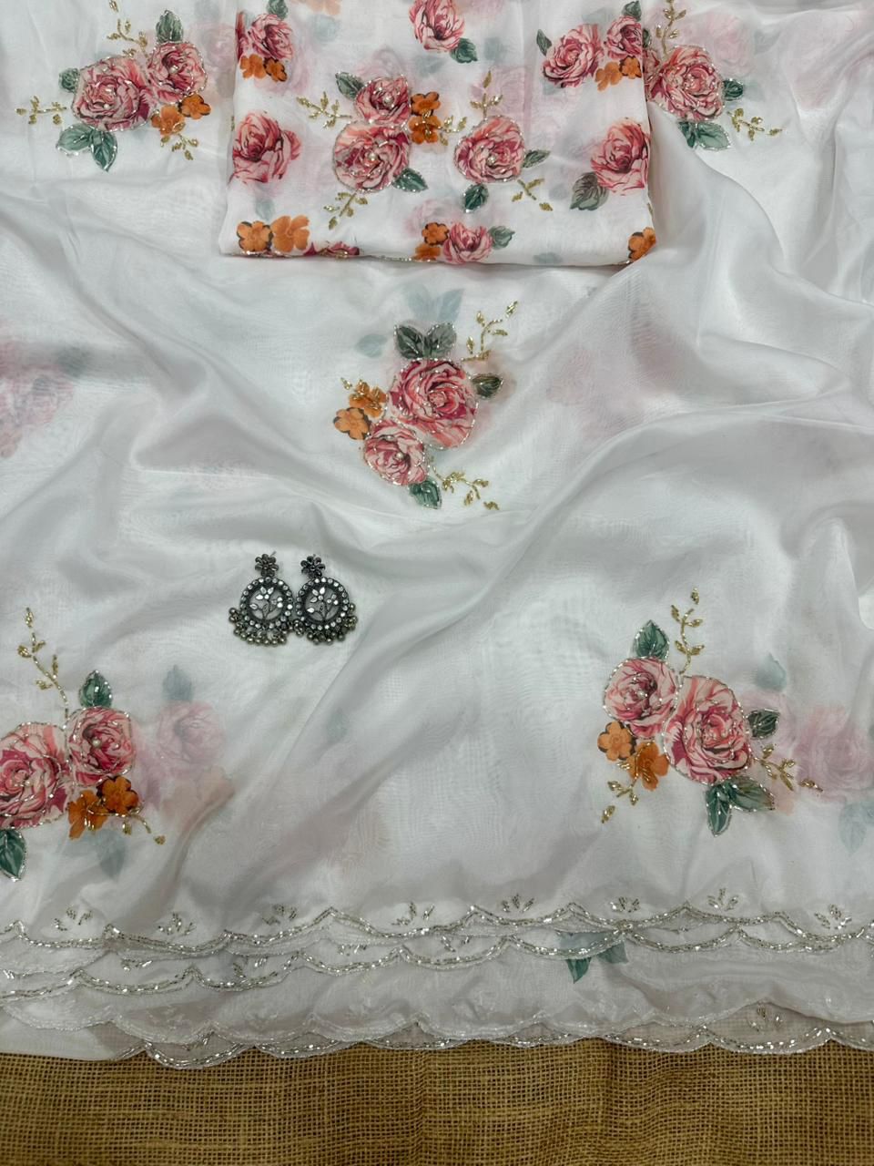 Soft Tebi Digital Printed Saree