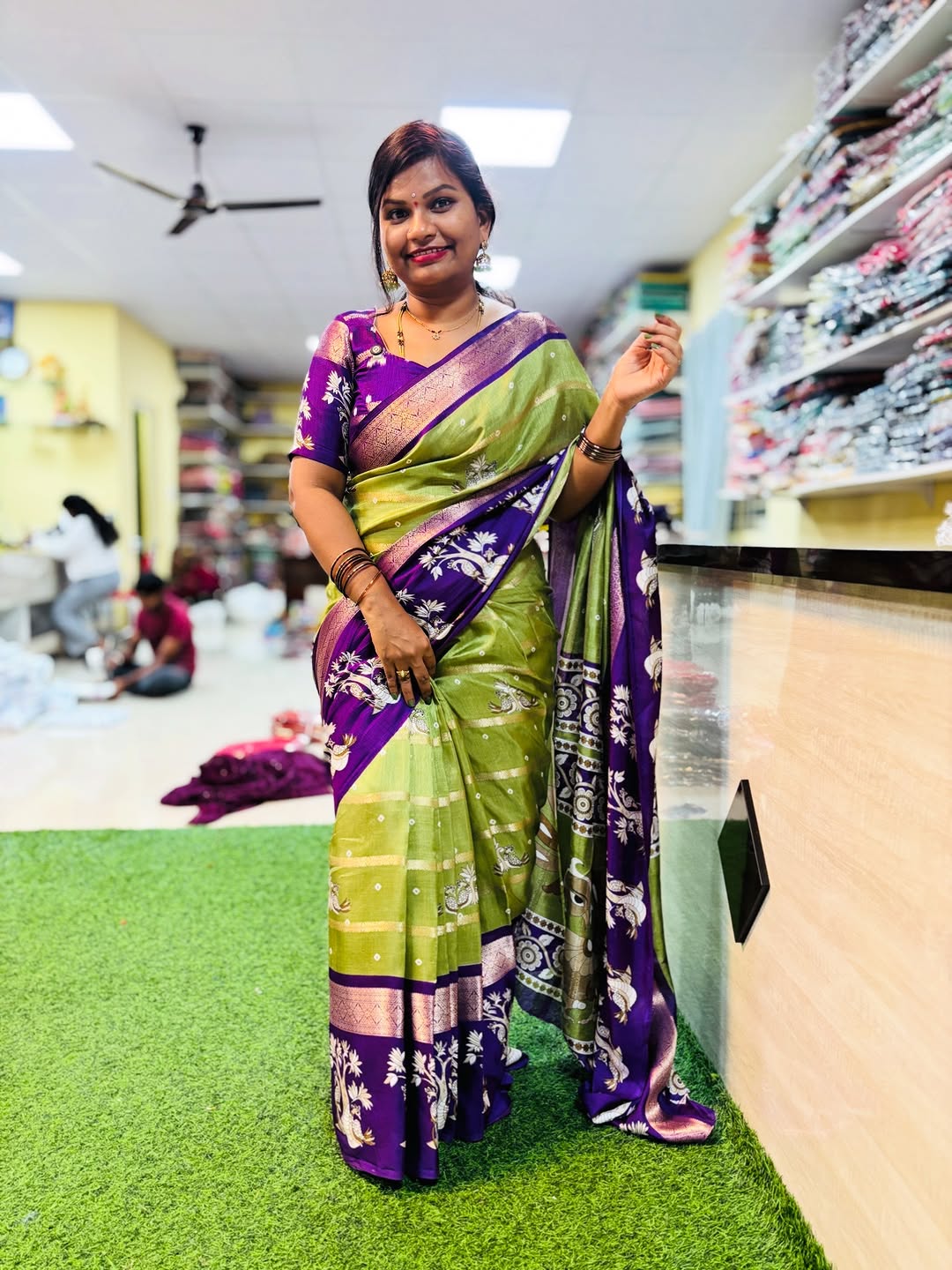 Premium Semi Viscose silk Fabric Saree