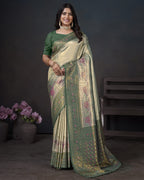 Tissue Silk Zari Weaving Saree