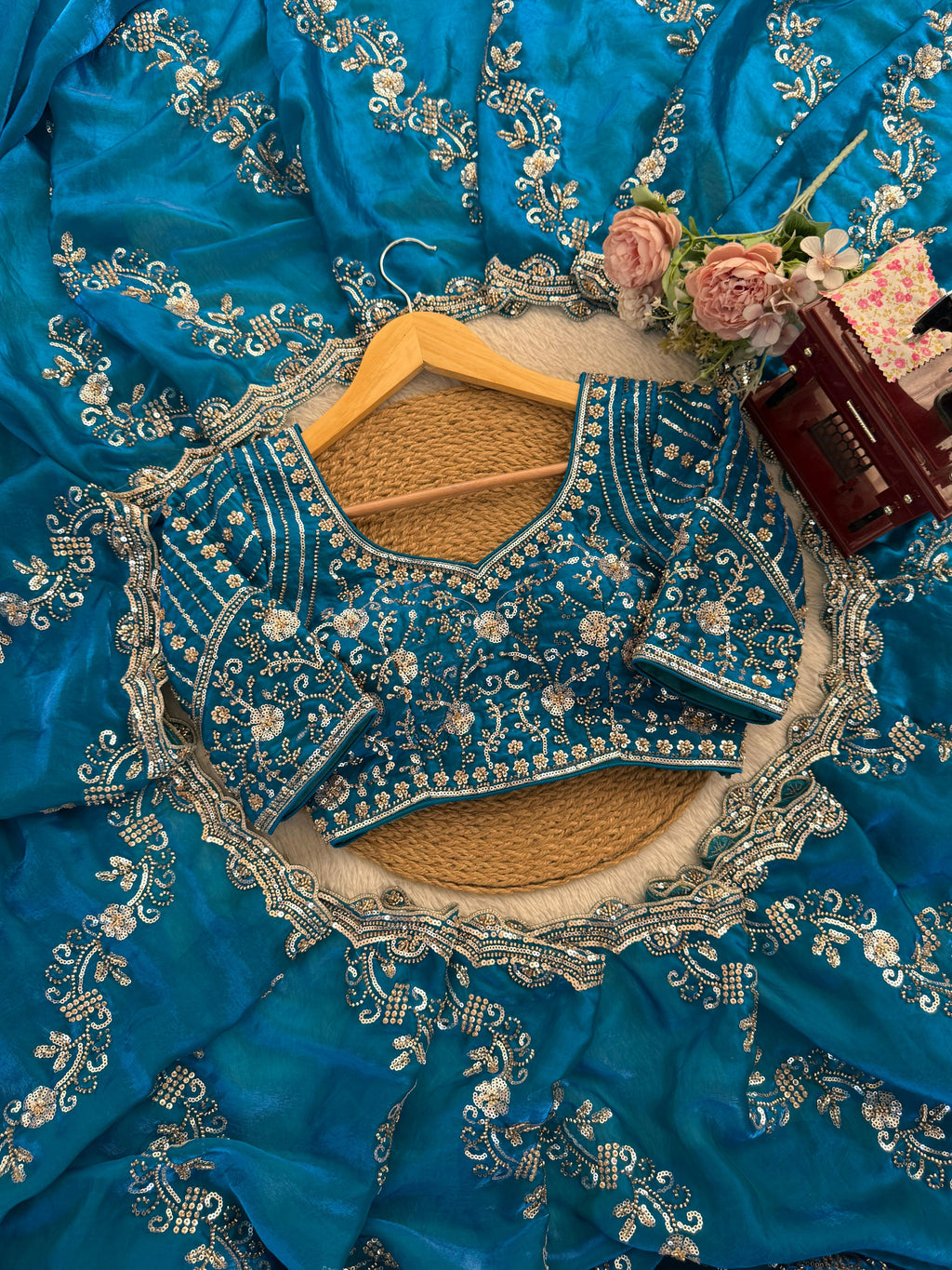Wedding Perfect  Saree with Beds Elegance Redefined