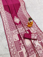 PURE BANARASI GALA SAREE