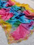 HEAVY SOFT SHIBORI PEINT SAREE