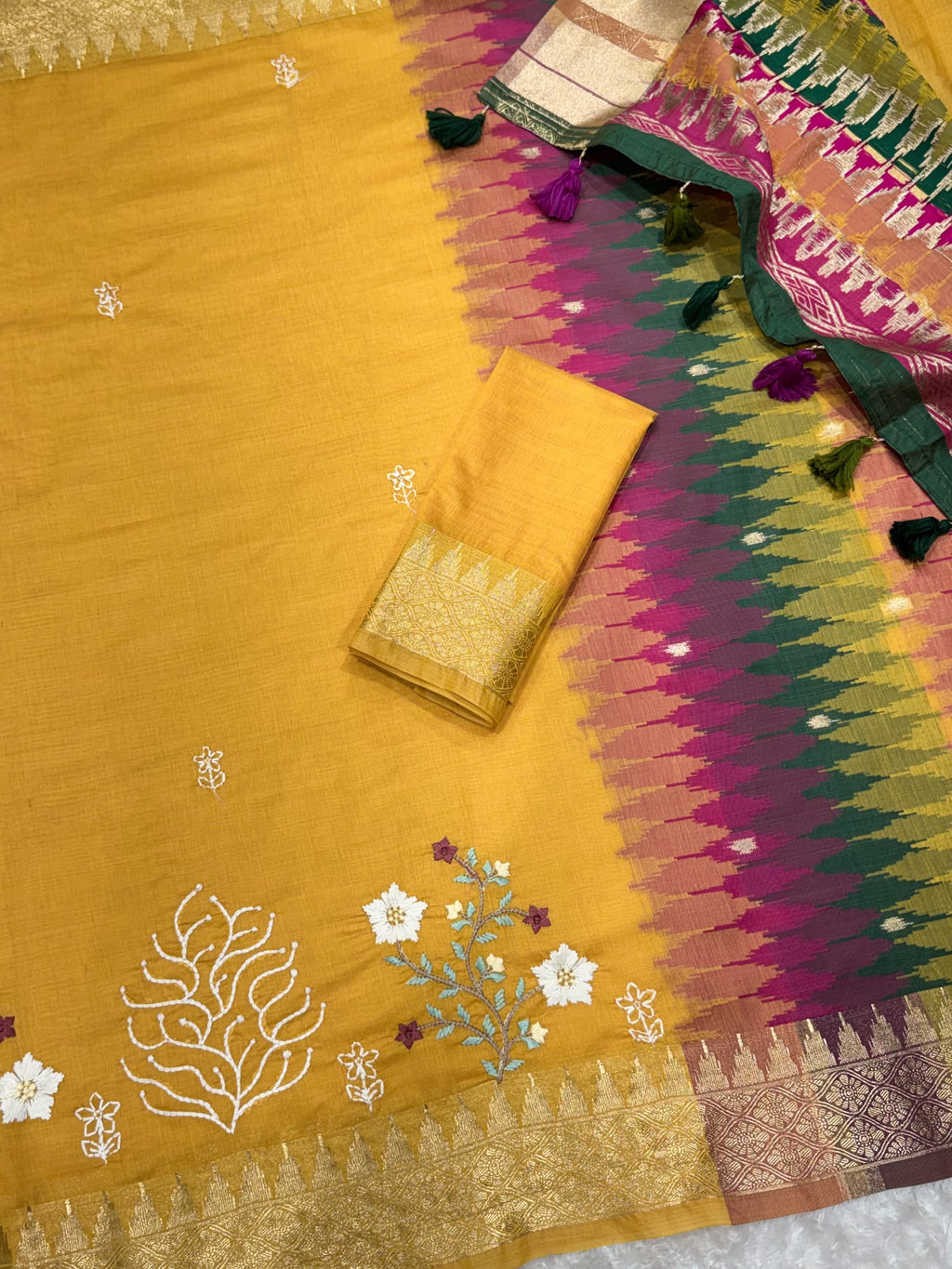 Shital Tusser Cotton Saree
