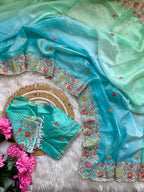 Very Soft nd elegant Rich look Fendy Saree