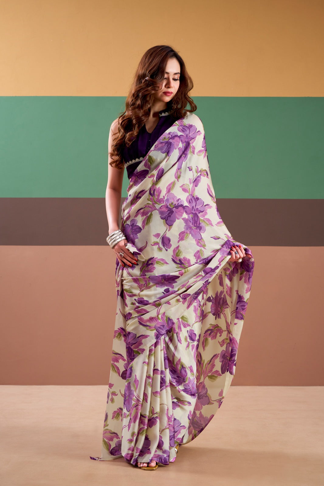 Madhurima Satin Silk Saree