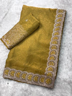 Star Fish Fendy Jacquard Saree