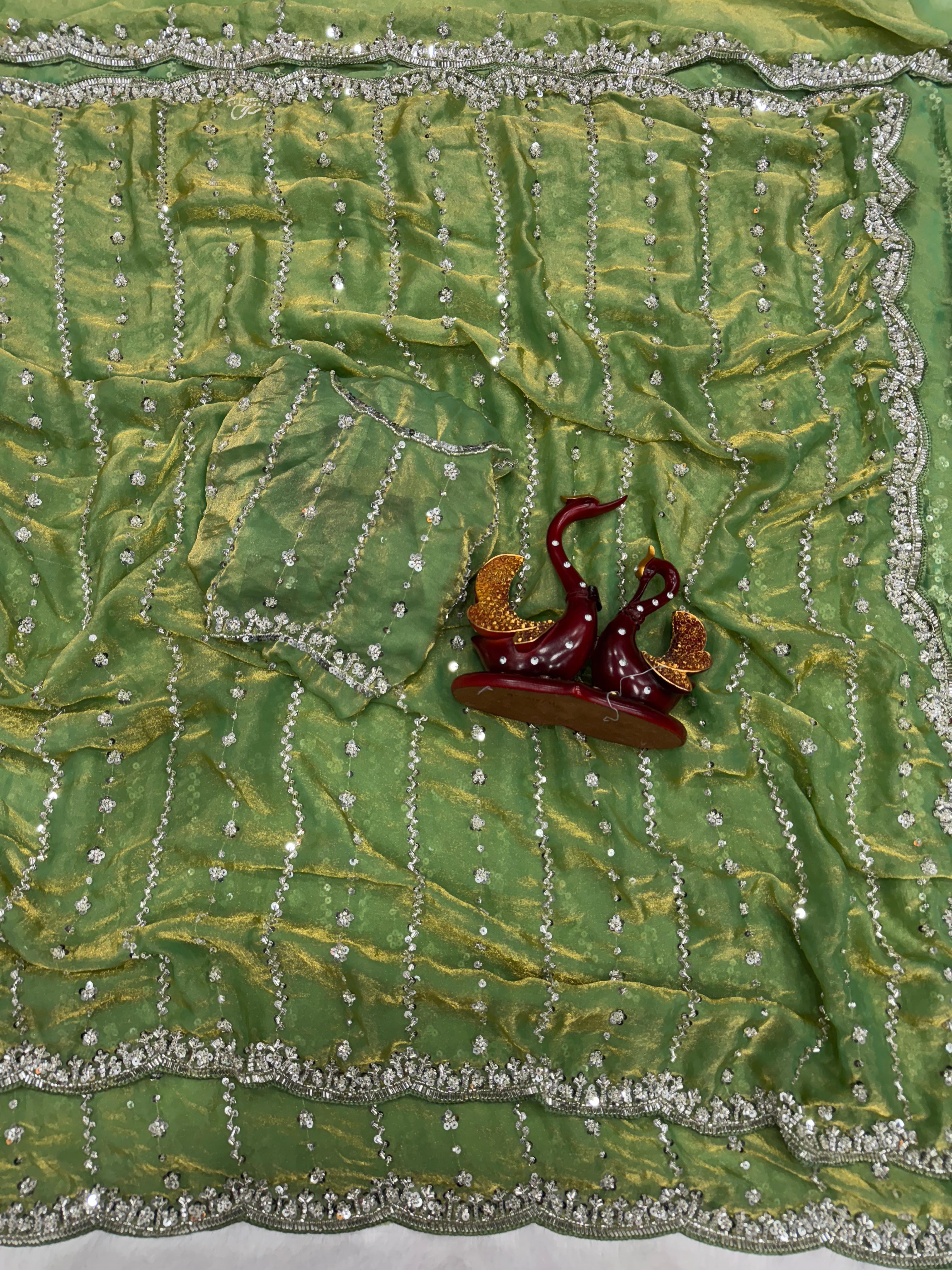 Wedding Perfect Soft Space Silk Saree