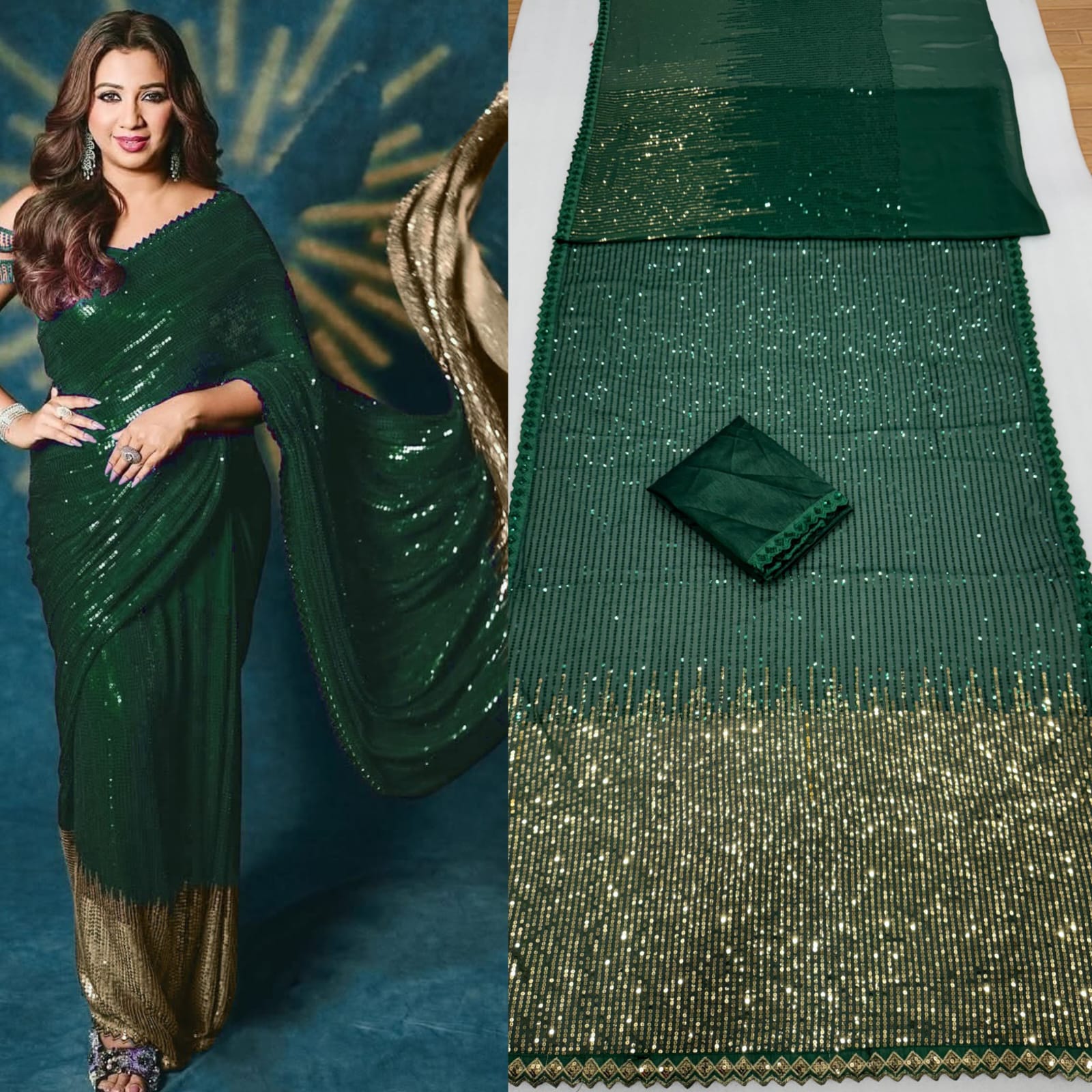 SEQUINS DESIGN SAREE