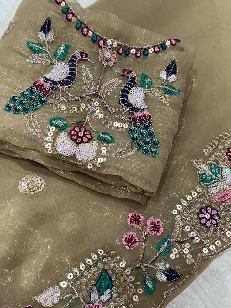 Faguniya Nc Simmer Silk Saree
