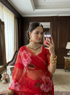 Lavisha Pure Soft Alphino Chiffon Saree