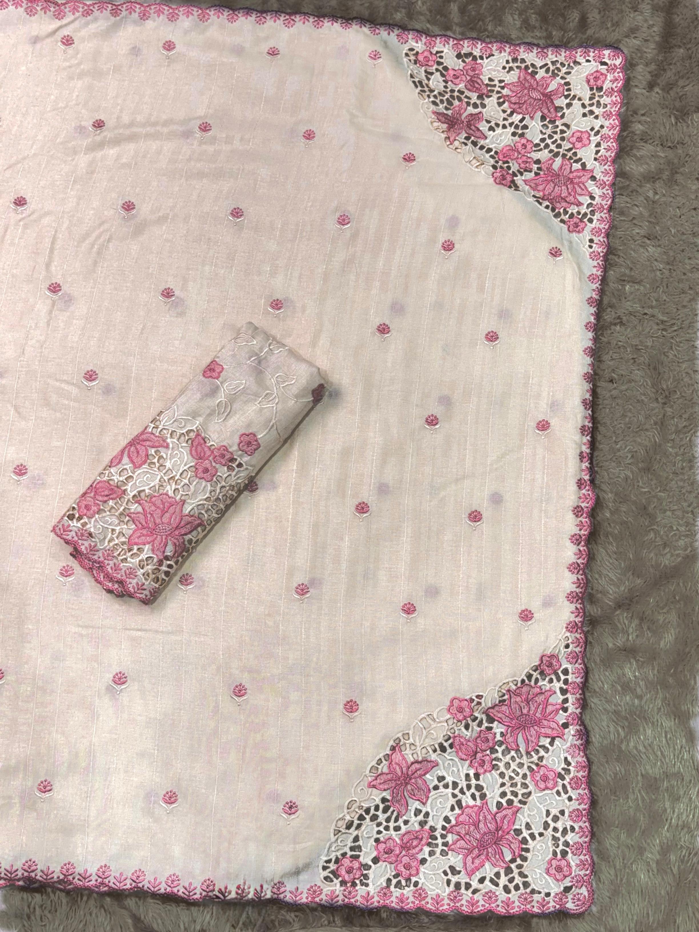 Soundarya Tusser Cotton Saree