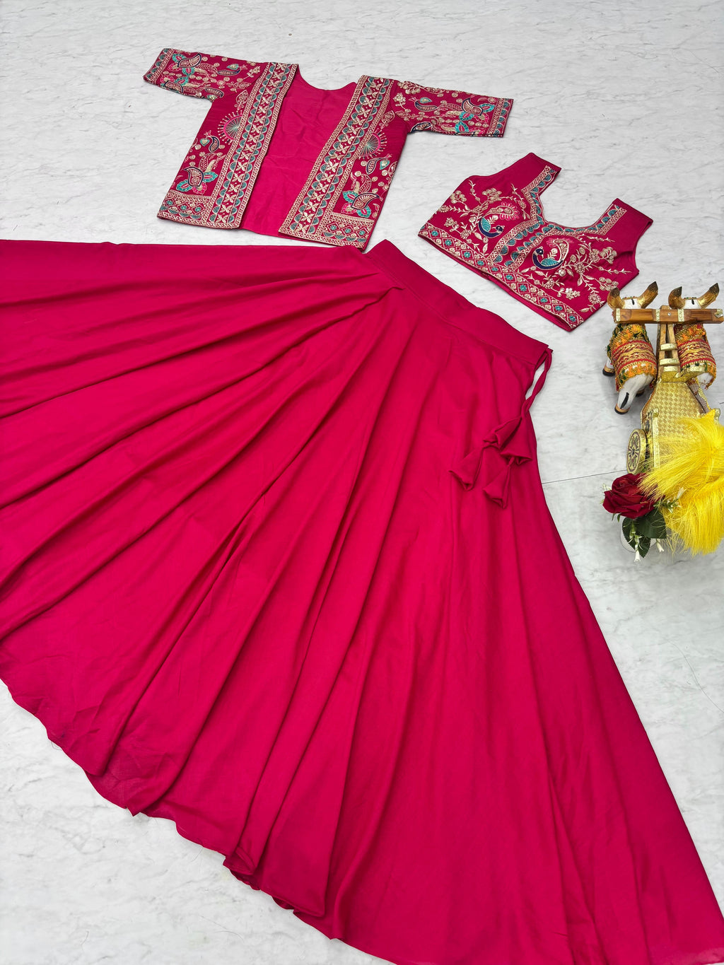 New Festival Lehenga choli & koti👗