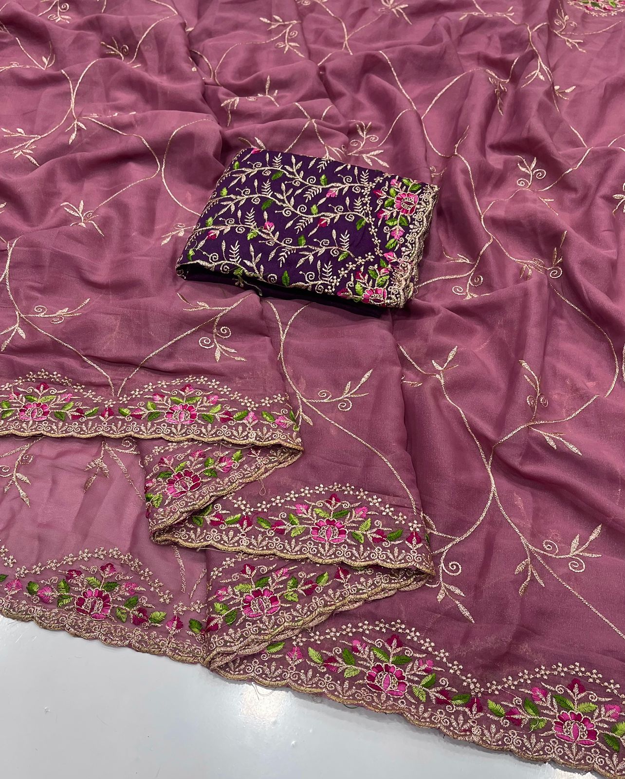 Star Georgette Saree