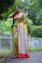 Soft Tusser Silk Saree