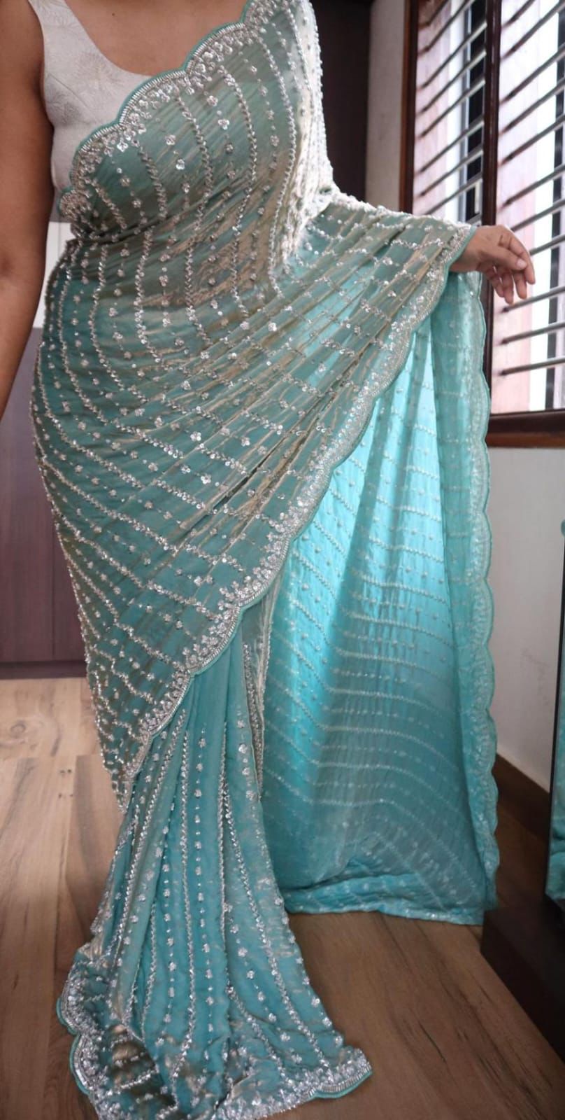 Wedding Perfect Soft Space Silk Saree
