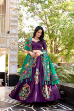 Tasar Silk Lehenga Choli