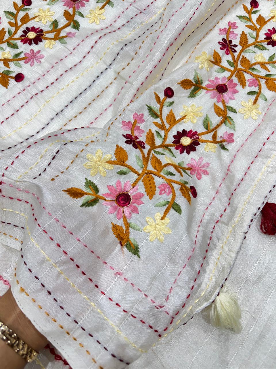 Mishti Doi Tusser Cotton Saree