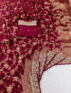 Charming Pure Khadi Saree