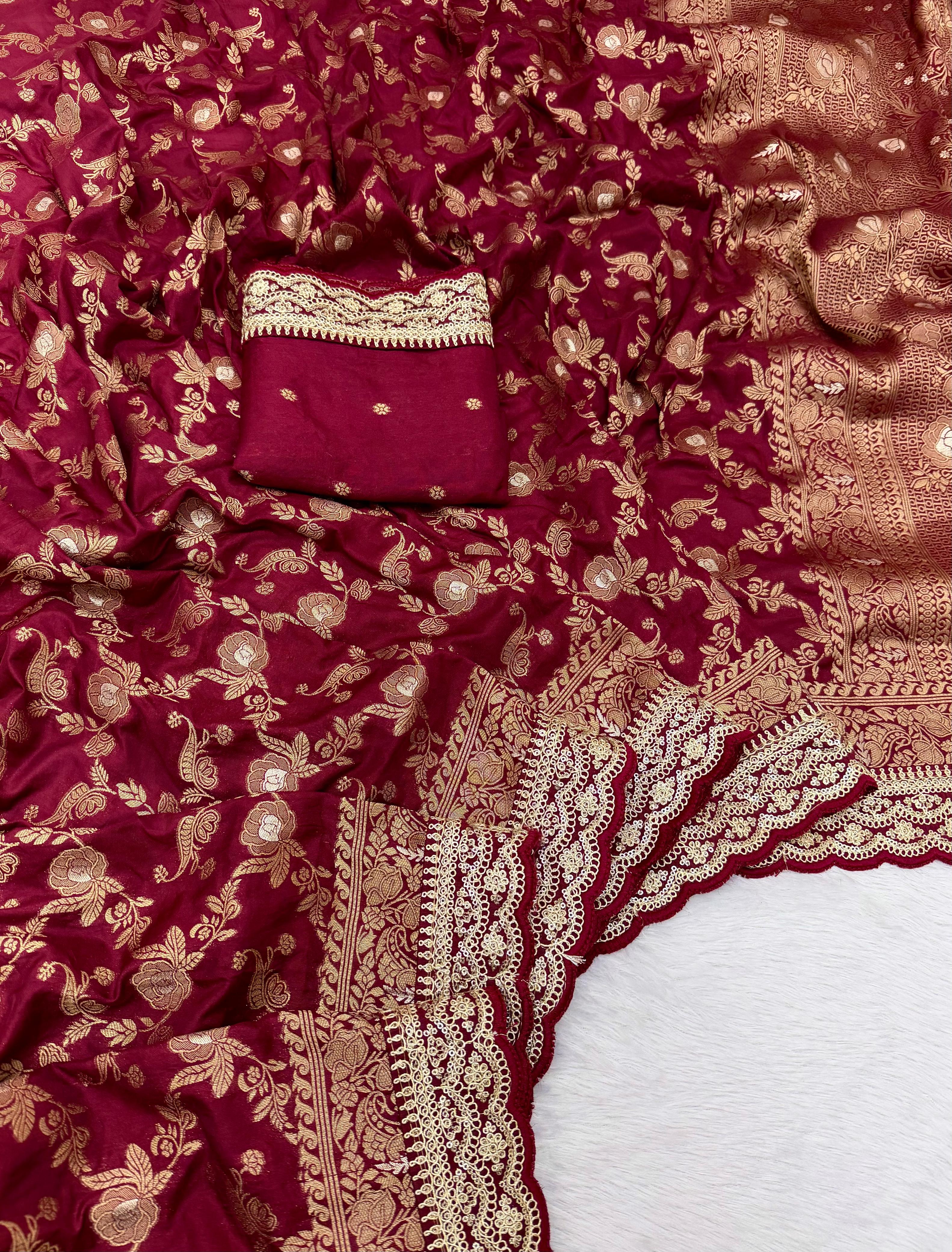 Charming Pure Khadi Saree