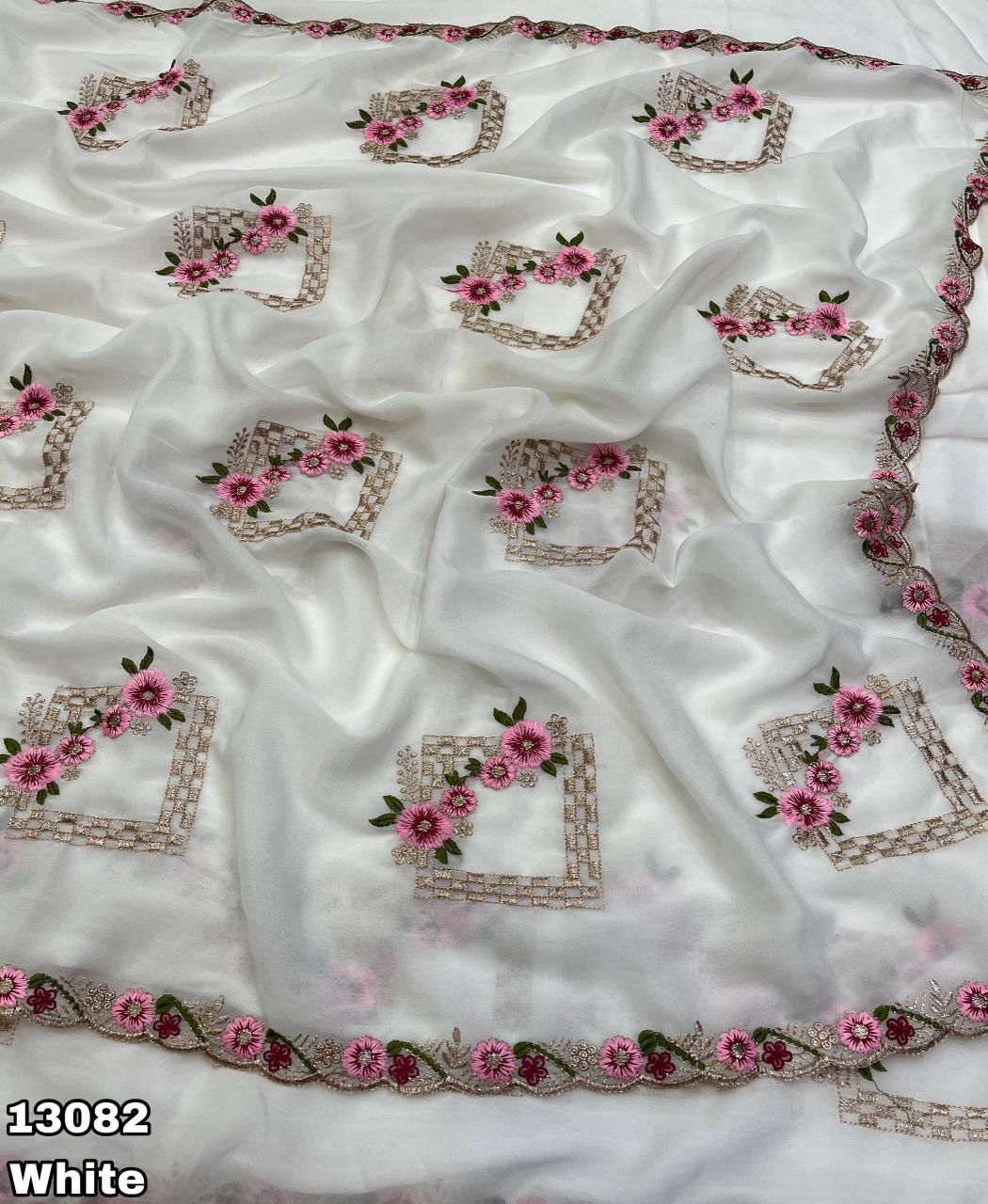 Amroz Star Georgette Saree