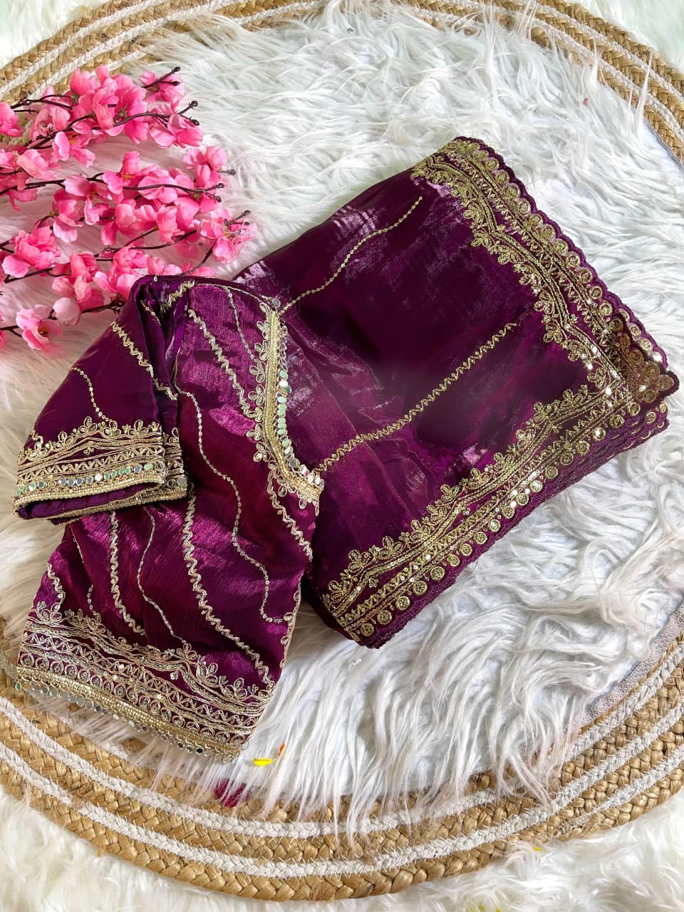 Pure Soft Zimmy Choo Silk Saree