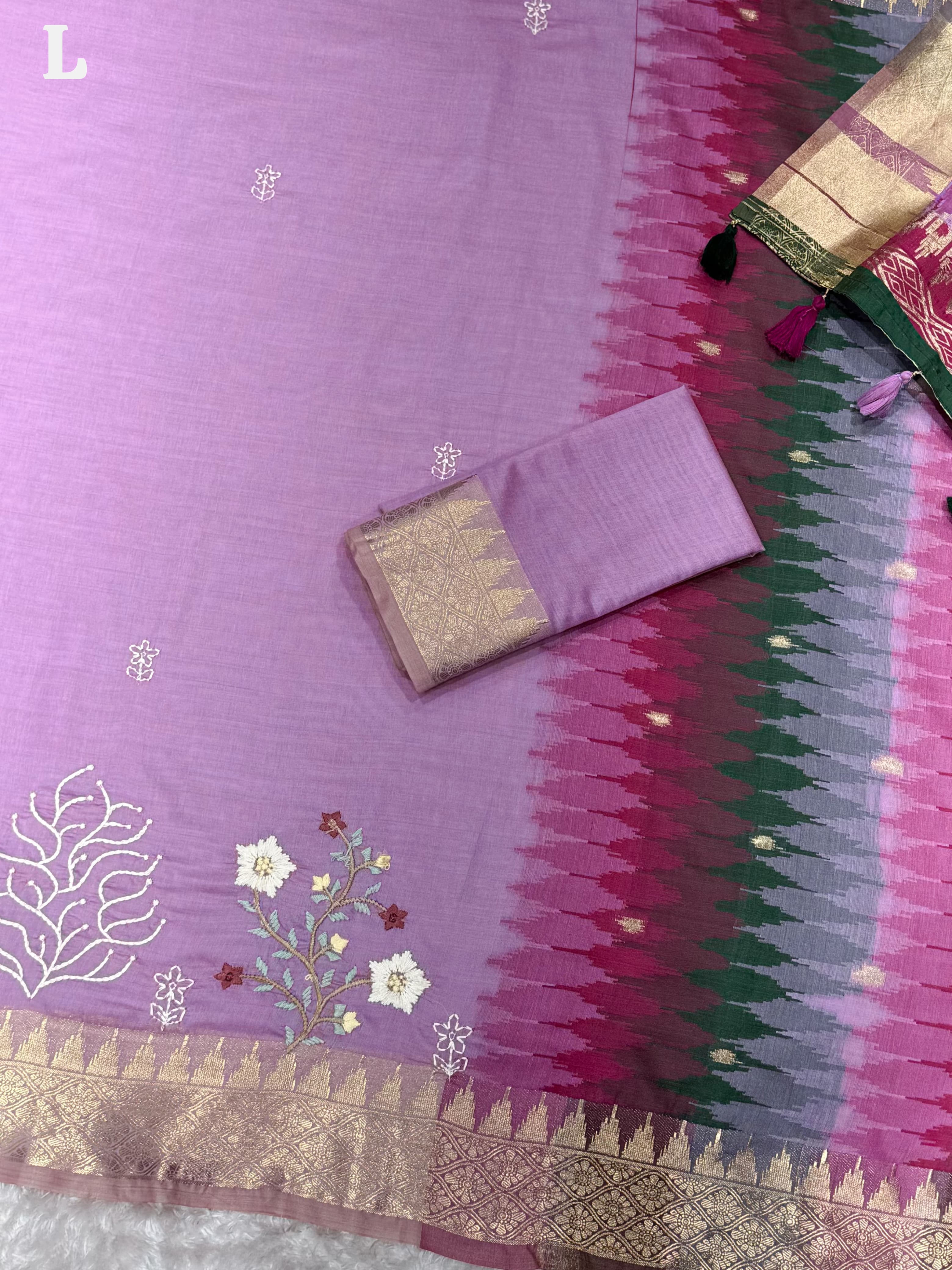 Shital Tusser Cotton Saree