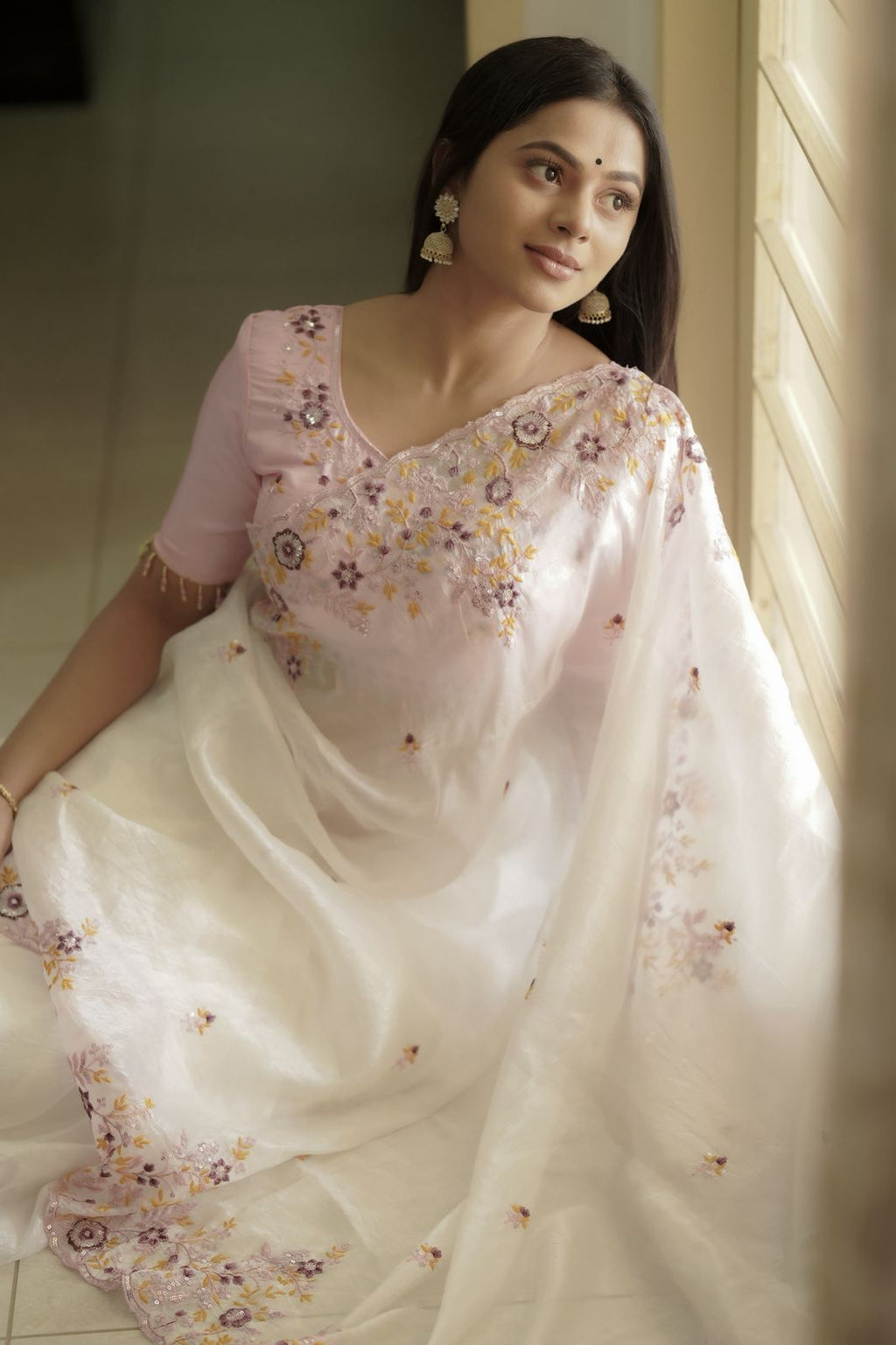 Gold Crush Soft Silk Saree