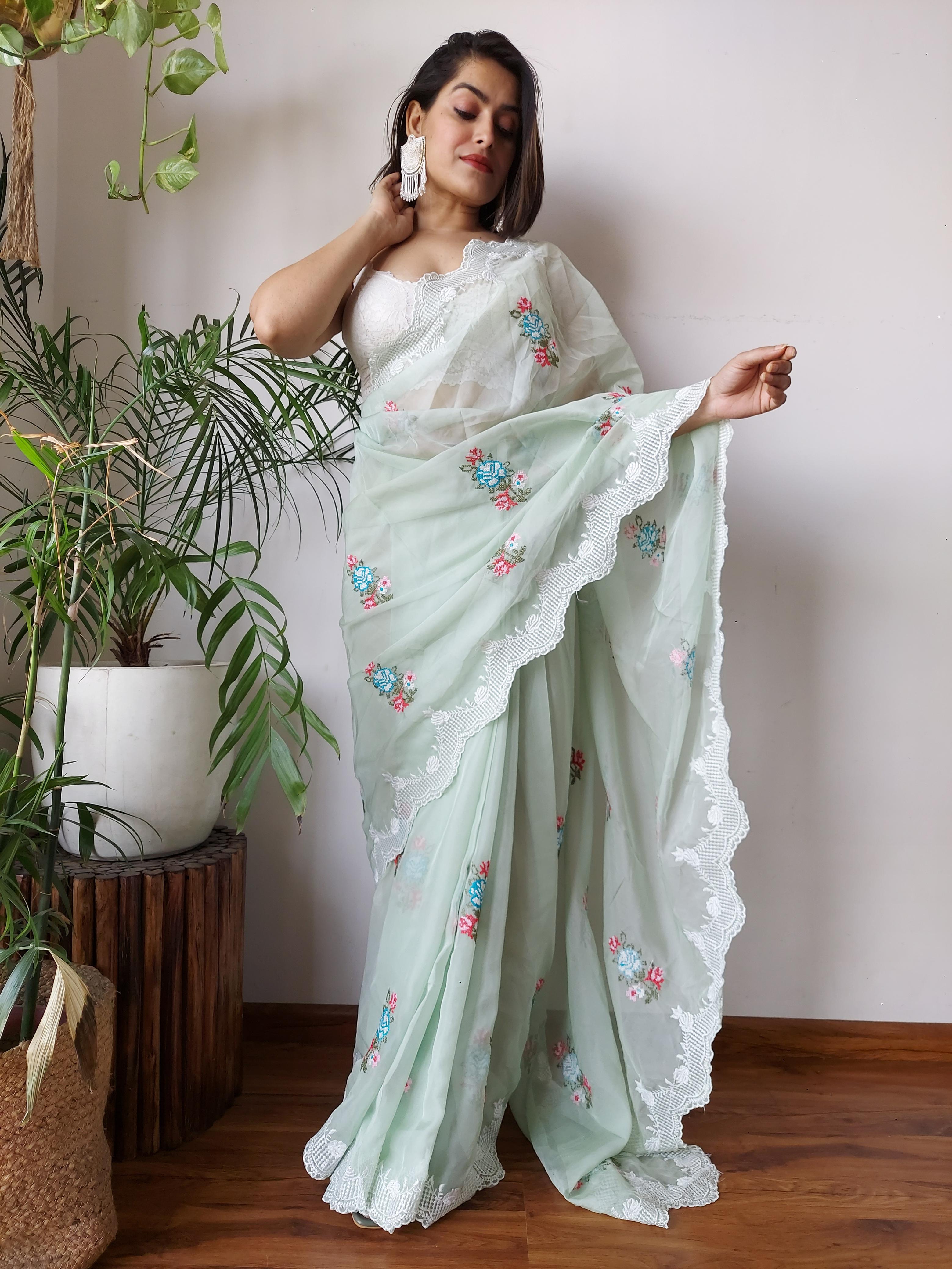 EMBORIDARY WORK SAREE