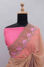 Embroidery Work Georgette Saree