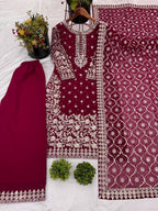 Party Wear Look Top-Plazzo