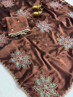 HEAVY RANGOLI SILK FABRIC SAREE