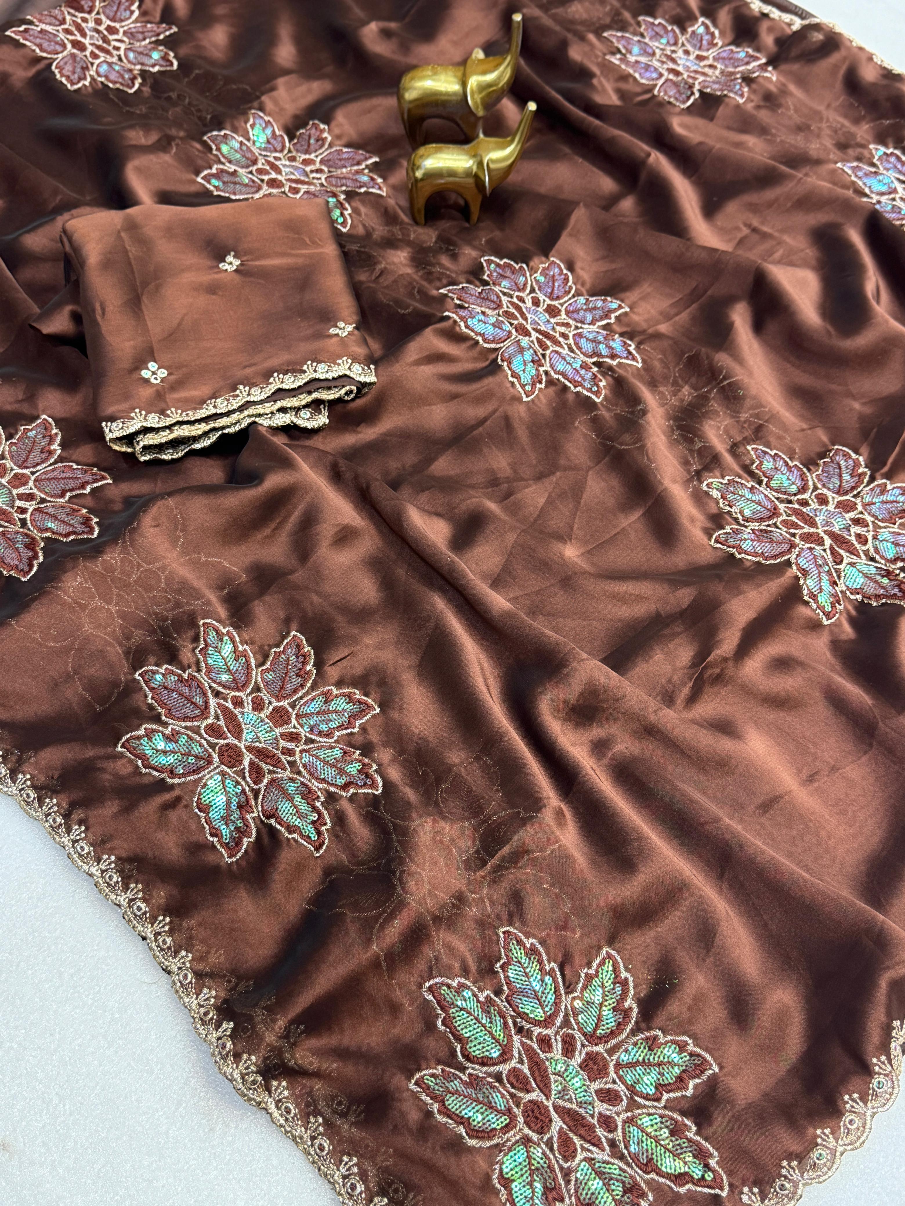 HEAVY RANGOLI SILK FABRIC SAREE